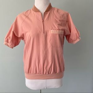 Pink Zipper-front Blouse by L’Avion
